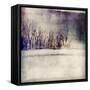 Winter Trees-Christine O’Brien-Framed Stretched Canvas