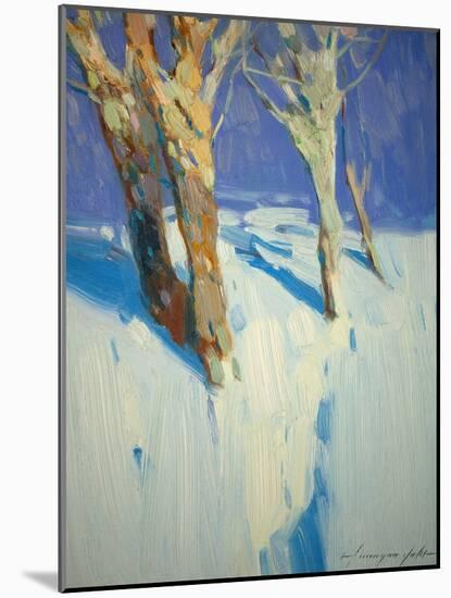 Winter Trees-Vahe Yeremyan-Mounted Art Print