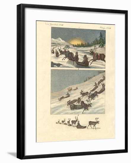 Winter Trips in Lapland-null-Framed Giclee Print