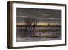 Winter Twilight Near Albany, 1858-George Henry Boughton-Framed Premium Giclee Print