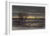 Winter Twilight Near Albany, 1858-George Henry Boughton-Framed Premium Giclee Print