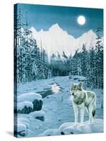 Winter Twilight-Jeff Tift-Stretched Canvas