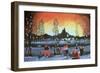 Winter Valley-Herbert Hofer-Framed Giclee Print