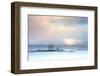 Winter View across Lochain Na H'Achlaise at Dawn, Rannoch Moor, Highland, Scotland, United Kingdom-Karen Deakin-Framed Photographic Print