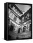 Winter View from Courtyard of the Walls of Rumanian King Carol II's Peles Castle Palace-Margaret Bourke-White-Framed Stretched Canvas