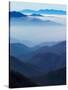 Winter View of Deep Creek Valley, Great Smoky Mountains National Park, North Carolina, USA-Adam Jones-Stretched Canvas