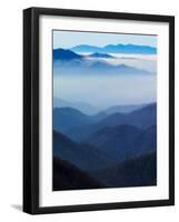 Winter View of Deep Creek Valley, Great Smoky Mountains National Park, North Carolina, USA-Adam Jones-Framed Photographic Print