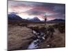 Winter View of Rannoch Moor at Sunset, Near Fort William, Scotland-Lee Frost-Mounted Photographic Print