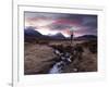 Winter View of Rannoch Moor at Sunset, Near Fort William, Scotland-Lee Frost-Framed Photographic Print