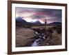 Winter View of Rannoch Moor at Sunset, Near Fort William, Scotland-Lee Frost-Framed Photographic Print