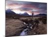 Winter View of Rannoch Moor at Sunset, Near Fort William, Scotland-Lee Frost-Mounted Photographic Print