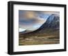 Winter View of Rannoch Moor Showing Lone Whitewashed Cottage on the Bank of a River, Scotland-Lee Frost-Framed Photographic Print