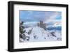 Winter view of Rocca Calascio castle after heavy snowfall, Rocca Calascio-Paolo Graziosi-Framed Photographic Print