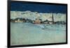 Winter View of Savognino (Savognino Under the Snow)-Giovanni Segantini-Framed Giclee Print