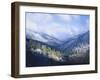 Winter View of Sugarlands Valley, Great Smoky Mountains National Park, Tennessee, USA-Adam Jones-Framed Photographic Print