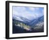 Winter View of Sugarlands Valley, Great Smoky Mountains National Park, Tennessee, USA-Adam Jones-Framed Photographic Print