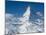Winter View of The Matterhorn, Blauherd, Zermatt, Valais, Wallis, Switzerland-Walter Bibikow-Mounted Premium Photographic Print
