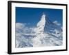 Winter View of The Matterhorn, Blauherd, Zermatt, Valais, Wallis, Switzerland-Walter Bibikow-Framed Photographic Print