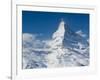 Winter View of The Matterhorn, Blauherd, Zermatt, Valais, Wallis, Switzerland-Walter Bibikow-Framed Photographic Print