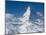 Winter View of The Matterhorn, Blauherd, Zermatt, Valais, Wallis, Switzerland-Walter Bibikow-Mounted Photographic Print