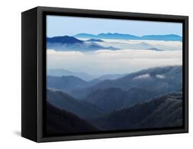 Winter View of Thomas Divide, Great Smoky Mountains National Park, North Carolina, USA-Adam Jones-Framed Stretched Canvas