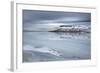 Winter View over a Frozen Lake Towards Snow-Covered Headland Near Grundarfjordur-Lee Frost-Framed Photographic Print