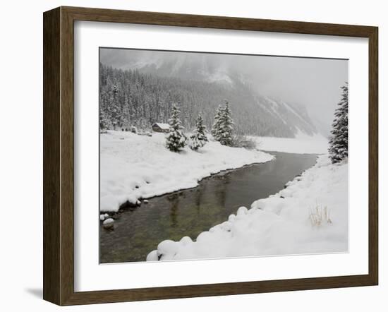 Winter Views Around Lake Louise, Alberta, Canada-Cindy Miller Hopkins-Framed Photographic Print