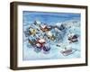 Winter Village - Jack & Jill-Dorothy H. Jones-Framed Giclee Print