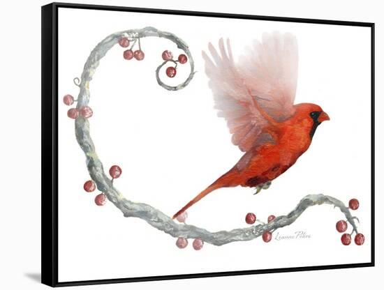 Winter Visitor-Art and a Little Magic-Framed Stretched Canvas