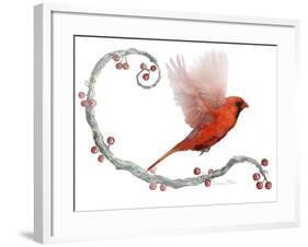 Winter Visitor-Art and a Little Magic-Framed Giclee Print
