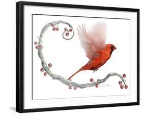 Winter Visitor-Art and a Little Magic-Framed Giclee Print