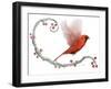 Winter Visitor-Art and a Little Magic-Framed Giclee Print