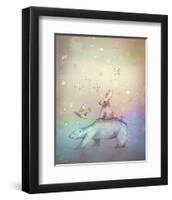 Winter walk-Claire Westwood-Framed Art Print