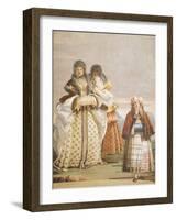 Winter Walk-Giambattista Tiepolo-Framed Giclee Print