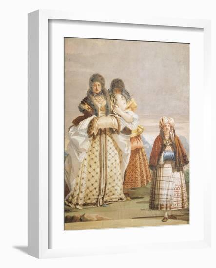 Winter Walk-Giambattista Tiepolo-Framed Giclee Print