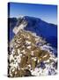 Winter Walking and Climbing on Hellvelyn, the Lake District, Cumbria-Paul Harris-Stretched Canvas