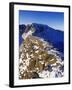 Winter Walking and Climbing on Hellvelyn, the Lake District, Cumbria-Paul Harris-Framed Photographic Print