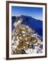 Winter Walking and Climbing on Hellvelyn, the Lake District, Cumbria-Paul Harris-Framed Photographic Print