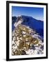 Winter Walking and Climbing on Hellvelyn, the Lake District, Cumbria-Paul Harris-Framed Photographic Print