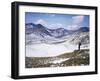 Winter Walking in the Carneddau Mountains, Snowdonia National Park, Wales, United Kingdom-Duncan Maxwell-Framed Photographic Print