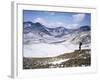 Winter Walking in the Carneddau Mountains, Snowdonia National Park, Wales, United Kingdom-Duncan Maxwell-Framed Photographic Print