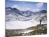 Winter Walking in the Carneddau Mountains, Snowdonia National Park, Wales, United Kingdom-Duncan Maxwell-Mounted Photographic Print