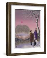 Winter Walking-Peter Szumowski-Framed Giclee Print