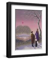 Winter Walking-Peter Szumowski-Framed Giclee Print