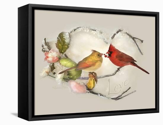 Winter Warmth-Art and a Little Magic-Framed Stretched Canvas