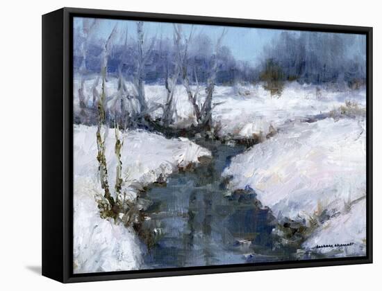 Winter White-Barbara Chenault-Framed Stretched Canvas