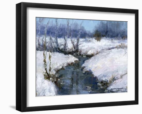 Winter White-Barbara Chenault-Framed Art Print