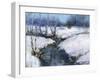 Winter White-Barbara Chenault-Framed Art Print
