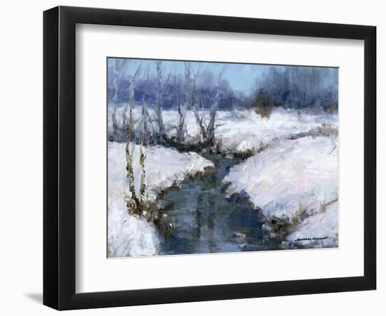 Winter White-Barbara Chenault-Framed Art Print