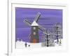 Winter Windmill-Gordon Barker-Framed Giclee Print